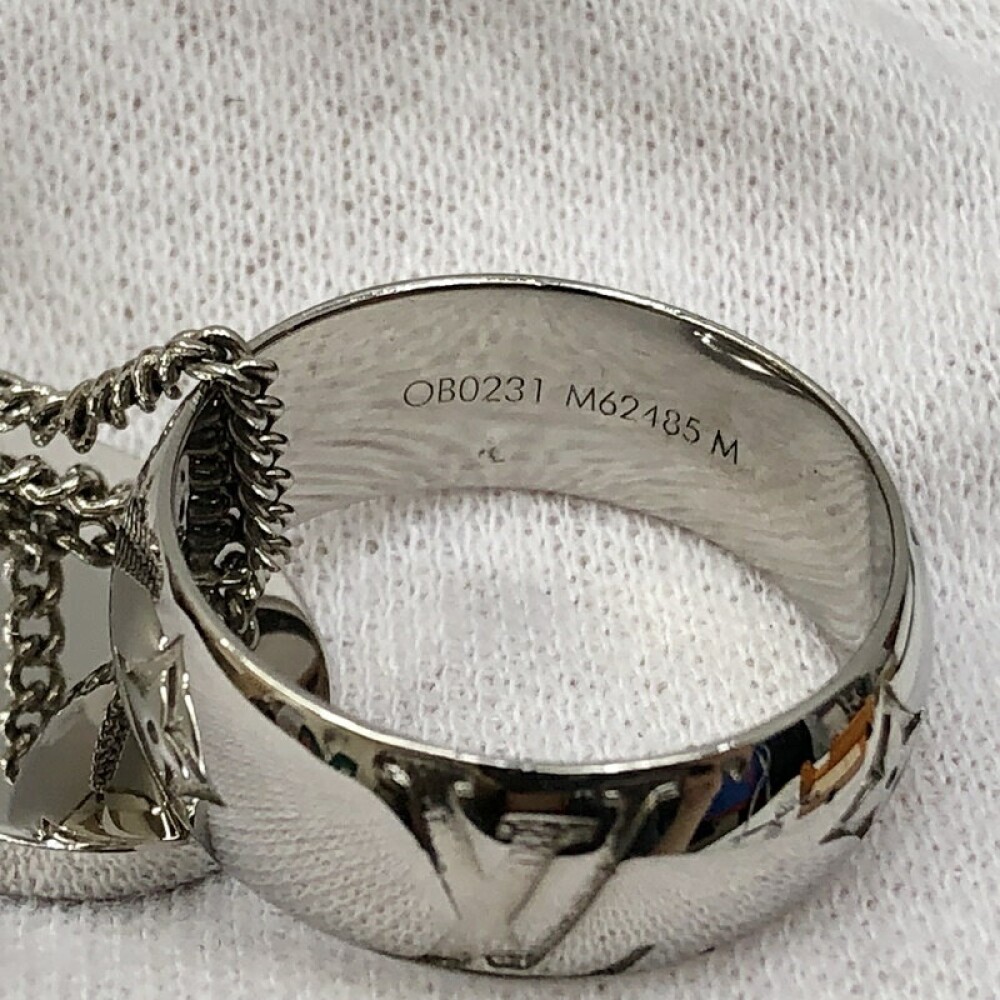 LOUIS VUITTON Chain Necklace M62485 Monogram Charms Ring Logo ジェラピケ ポケモンスリープ カビゴン