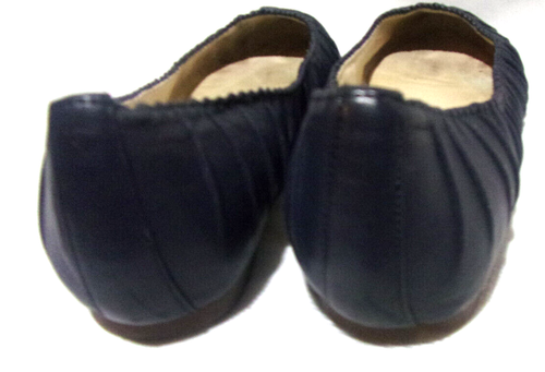 Louise et Cie Women's Ashlin Navy Leather Almond Toe Ballet Flats US Size 8M - Picture 8 of 10
