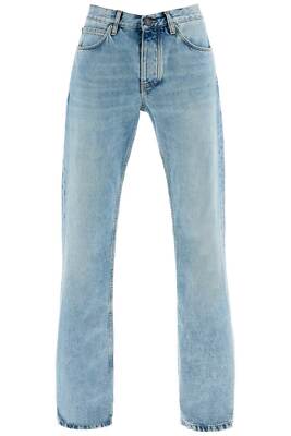 パンツ BALENCIAGA Women Straight Pants 794047TDW14 Blue Straight low-waisted jeans BALENCIAGA Woman Tg. 27 JEANS