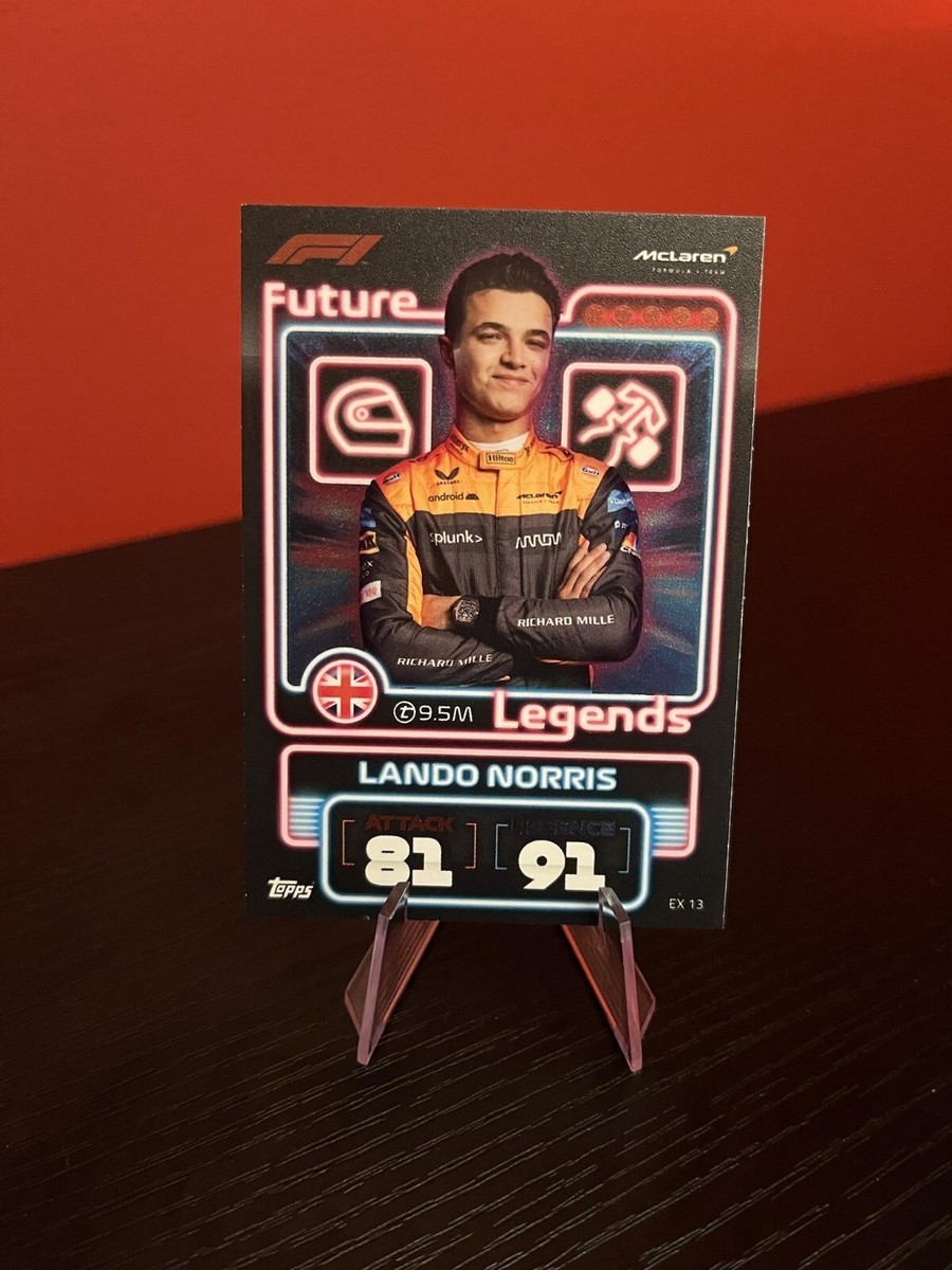 2022 Topps F1 Turbo Attax Future Legends Exclusive Lando Norris