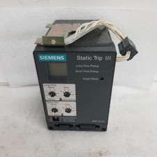 Siemens RMS-TS-TZ Static Trip 3 Microprocessor-based Tripping System