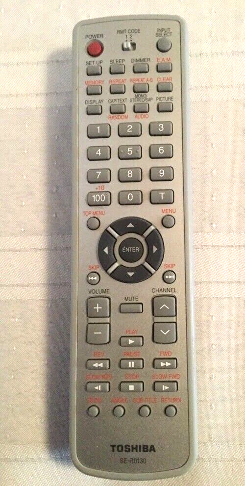TOSHIBA Remote Control SE-R0130 Replacement Tested And Working