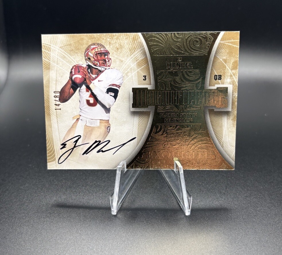 EJ Manuel Bowman Chrome Rookie Autograph #EM Base