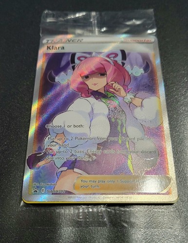 SEALED Pokemon Klara SWSH302 Full Art Trainer Promo Pokemon Card 3 