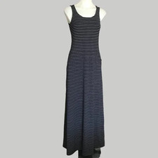 The Limited maxi navy stripe tank dress XS