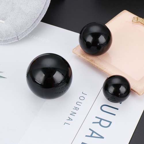 von Reiki Gießen Große Sphäre Schwarzer Obsidian Kristall Ball Quarz Stone - Bild 6 von 10