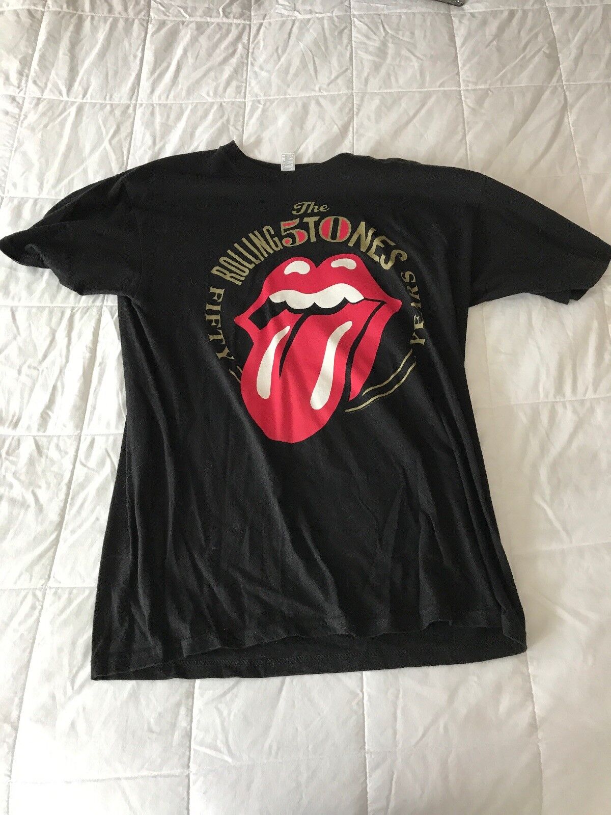 The Rolling Stones 50th Anniversary New York Exhibit T-Shirt Men's Medium