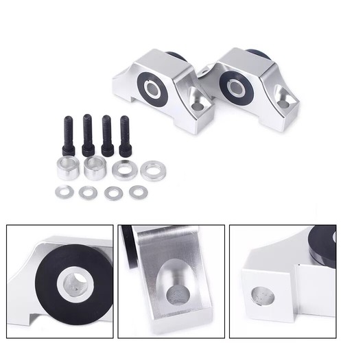 For 92-95 Civic 94-01 Integra EG B D Del Sol Engine Motor Mount 3 Bolts Chrome - Picture 8 of 11