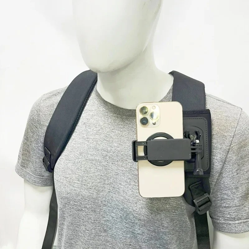 Actioncam Halterung Rucksack Strap Verstellbar Brustgurt Clip für GoPro Zubehör - Bild 4 von 4