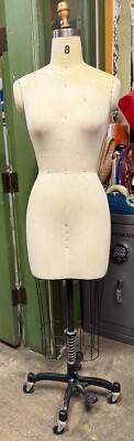 Size 8 Pinnable Female Dress Form   Half Body Mannequin for Sewing & Tailoring
