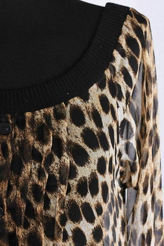 Just Cavalli Leopard Print Jumper Size 