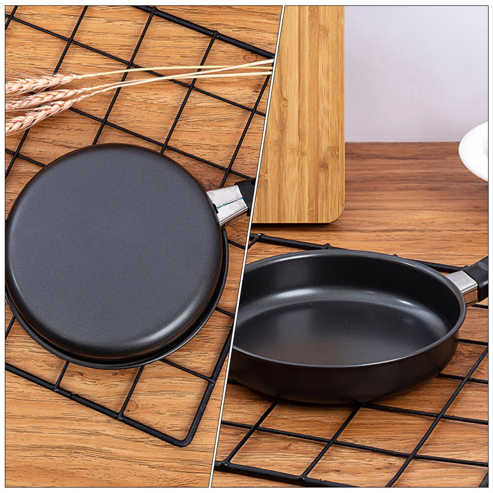 Rounded Non- Stick Pan Egg Cooker Pan Induction Skillet Fry Pan Oven Steak Pan