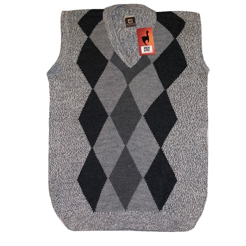 ichi - ichiAntiquités Alpaca Shaggy Knit Vest Ichi Antiquites Alpaca Blend Knit Vest Color Gray Free Size