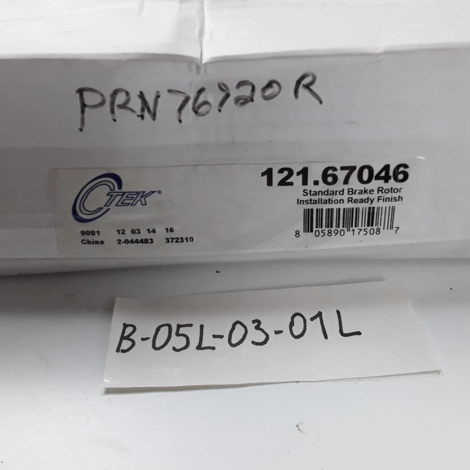 Rotor de freno de disco delantero Centric 121.67046 para Dodge Ram 3500 2500 4000 2000-2002 Foto 4 de 4