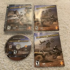 PS3 Motor Storm Not For Resale- CIB Has 2 Manuals 1 English 1 A Diff Lang Tested