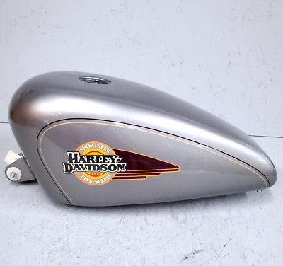 Harley-Davidson XL Sportster 1200 883 Silver Fuel Tank Gas 95-97