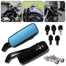 Per Harley Davidson Sportster XL 1200 Iron 883 Retrovisore Moto Rettangolare - Nuovo