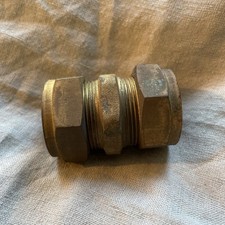 Prestex 22 mm Messing gerade Kupplung Klemmverschraubung
