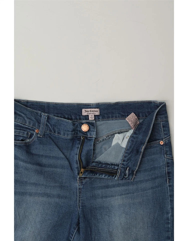 JUICY COUTURE Womens High Waist Denim Shorts US 10 Large W30 Blue Cotton BY10 - Image 3 of 3