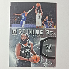 2021-22 JAMES HARDEN PANINI DONRUSS OPTIC BASKETBALL RAINING 3'S #5 base