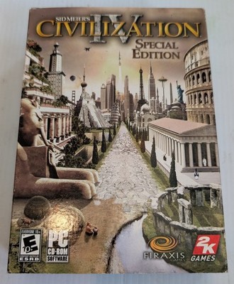 Sid Meier's Civilization IV Special Edition Windows PC CD-ROM 2005 
