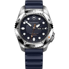Image of Victorinox Dive Pro Men’s Automatic Watch 241995 Blue Dial Rubber Strap 300M