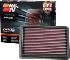 K&N 33-5096 Replacement High Flow Air Filter for 2023 Mazda CX-50 2.5L L4 Gas