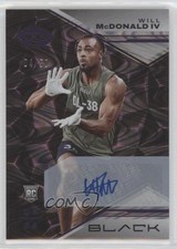 2023 Panini Black Rookies Royal Auto 4/50 Will McDonald IV #135 Auto 9r9