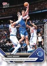 Franz Wagner Magic 37 Pt Game 2025-26 NBA Topps NOW Card 62 Presale
