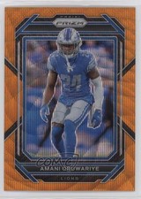 2022 Panini Prizm Orange Wave Prizm 42/60 Amani Oruwariye #101 3hd