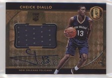 2016 Panini Gold Standard Rookie Jersey Jumbos 32/49 Cheick Diallo #315 Auto tj0
