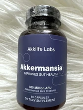 Akkermansia Muciniphila Probiotic - 30 Caps - Gut Health Support 07/2026