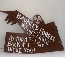 Wizard Of OZ Haunted Forest 3D Logo Sign Shel...