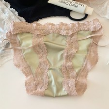 5 Pack Sexy Damen Spitze Satin Unterwäsche Unterhose Niedere Taille Slip Dessous