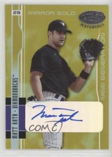 2003 Leaf Certified Materials Mirror Gold Signatures 2/25 Matt Kata Auto 0l1