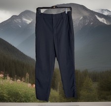 Vince Women's 2 Straight Slim Leg Wool Blend Suit Dress Pants Black Classic Work