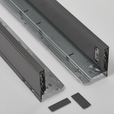 Blum Legrabox pure 770M5002S NL 500 mm Höhe M Oriongrau matt Schubladenzarge