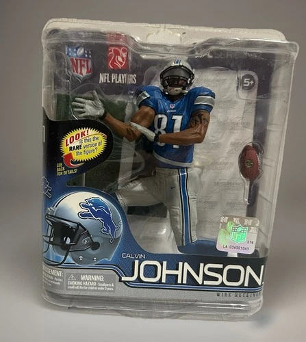 McFarlane CALVIN JOHNSON #81 Detroit LIONS Figure NFL Series 30 NOS 2012 NIP