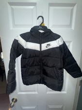 Nike Boys Puffer Black Jacket Size 5-6 Years