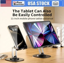 Adjustable Universal Tablet Stand Desk Holder Mount For Cell Phone iPad iPhone+