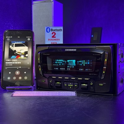 Pioneer Carrozzeria FH-P717MD 2DIN Car Audio CD MD Added Bluetooth JDM In Stock