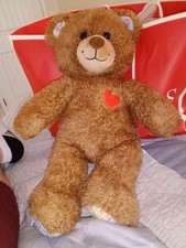 Build a Bear Plush Teddy Bear Stuffed Animal with Red Heart theme