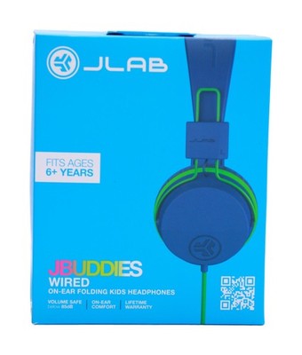 JLab JBuddies Studio Kids On-Ear Wired Headphones