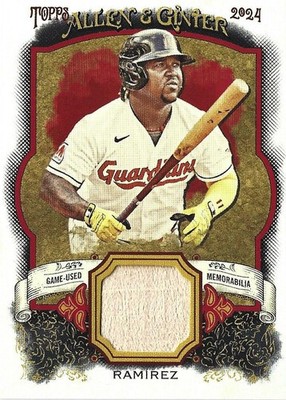 2024 Topps Allen & Ginter #AGR-JRA Jose Ramirez Full-Size Relics A