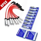 8pcs 9748HH Wires & 41-962 19299585 Spark Plug For Chevrolet GMC 4.8L 5.3L 6.0L.