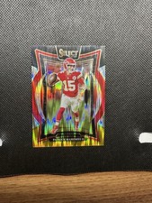 2024 Panini Select - Concourse Patrick Mahomes II #33 Red & Yellow Shock Prizm