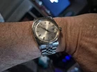 Mens Rolex Oyster Perpetual Datejust Stainless Silver Dial 36mm Watch
