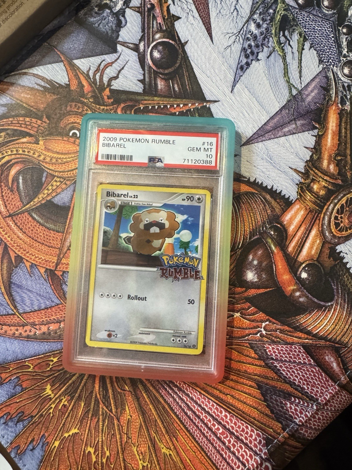 Pokémon Rumble 2009 Bibarel Psa10 Very Rare Low Pop