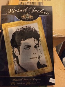 Michael Jackson Memorial Program | eBay
