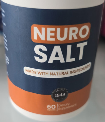 NEUROSALT Dietary Supplement Capsules 60 Natural Ingredients Exp 04/2028
